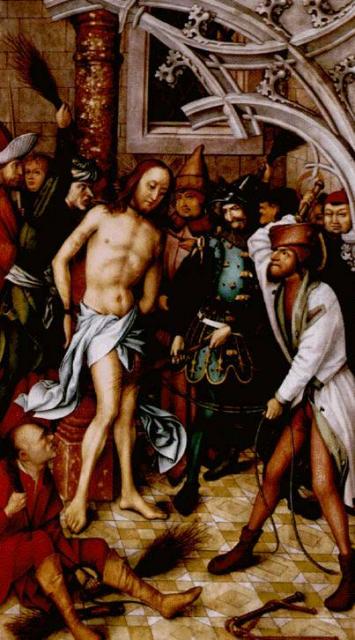 id. Hans Holbein: Krisztus megostorozása (Alte Pinakothek, München) 